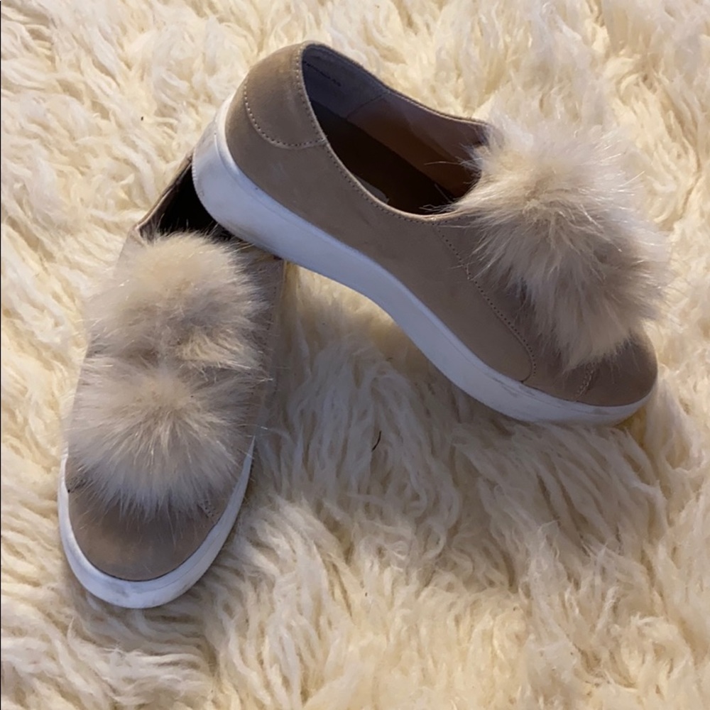 Steve Madden puff ball shoes
